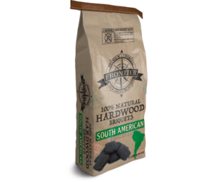 Frontier Hardwood South American Charcoal 12 Lbs Bag Angle